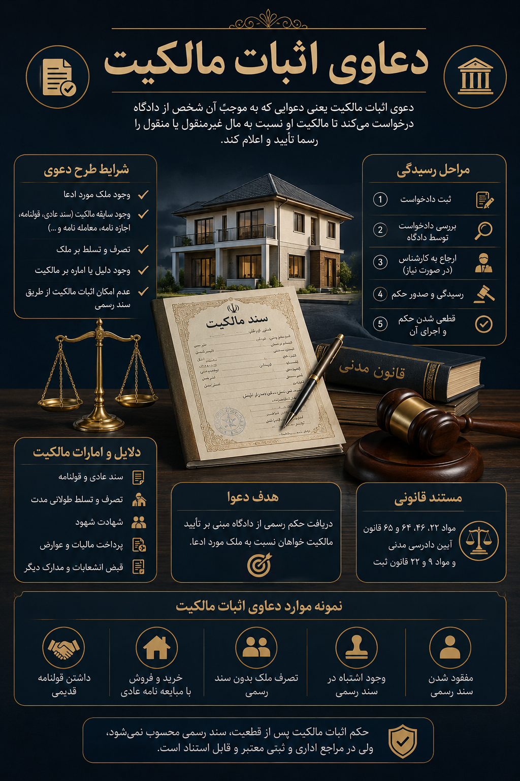 مرجع تخصصی دعاوی شهرسازی،املاک،اراضی و ثبتی ایران... 11 اثبات مالکیت